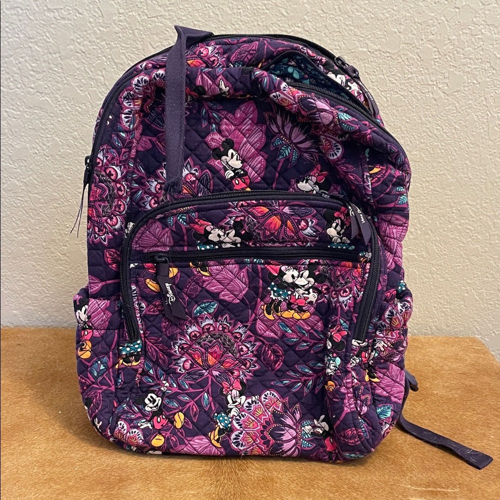 Vera Bradley Purple and Pink Backpack